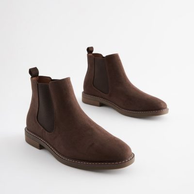 Fortune916| Brown Chelsea Boots