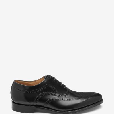 Fortune900| Black Toe Cap Brogues Shoes