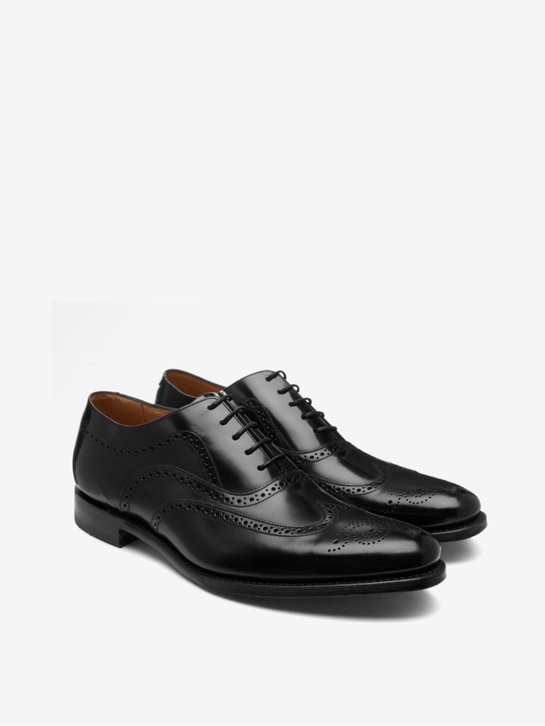 Fortune900| Black Toe Cap Brogues Shoes - Image 2