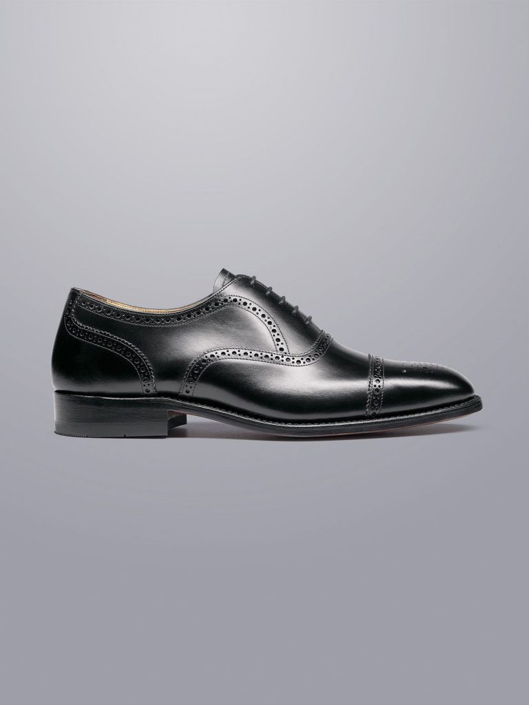 Fortune904| Black Leather Oxford Brogues Shoes