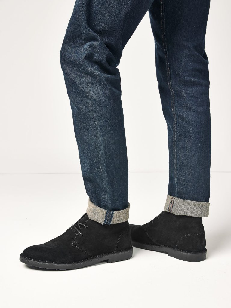 Fortune923| Black Suede Desert Boots