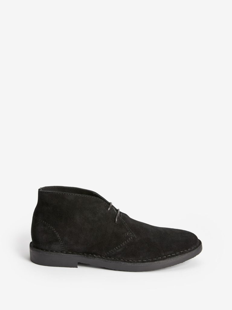 Fortune923| Black Suede Desert Boots - Image 4