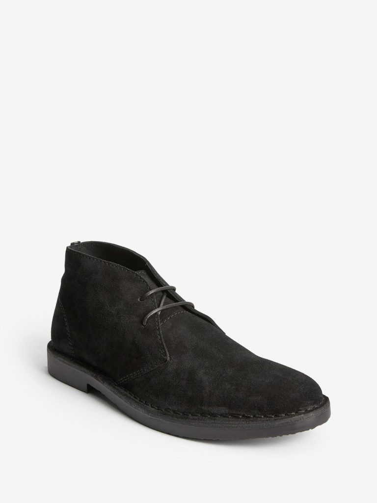 Fortune923| Black Suede Desert Boots - Image 5