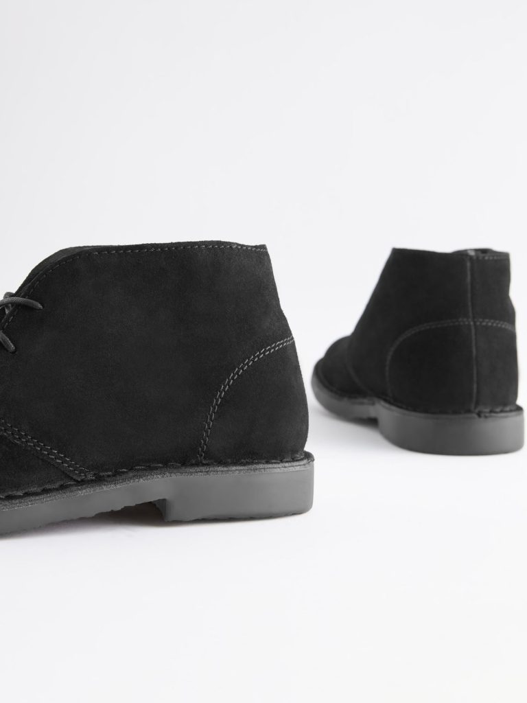 Fortune923| Black Suede Desert Boots - Image 8