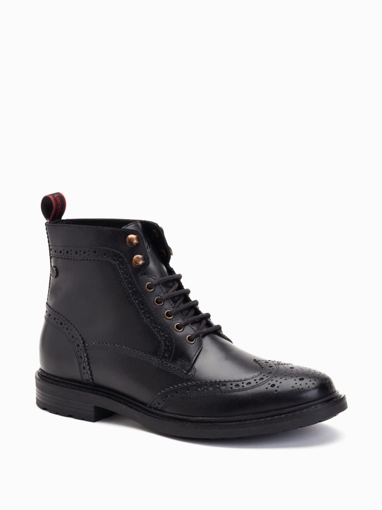 Fortune897| Lace-Up Brogue Boots - Image 2
