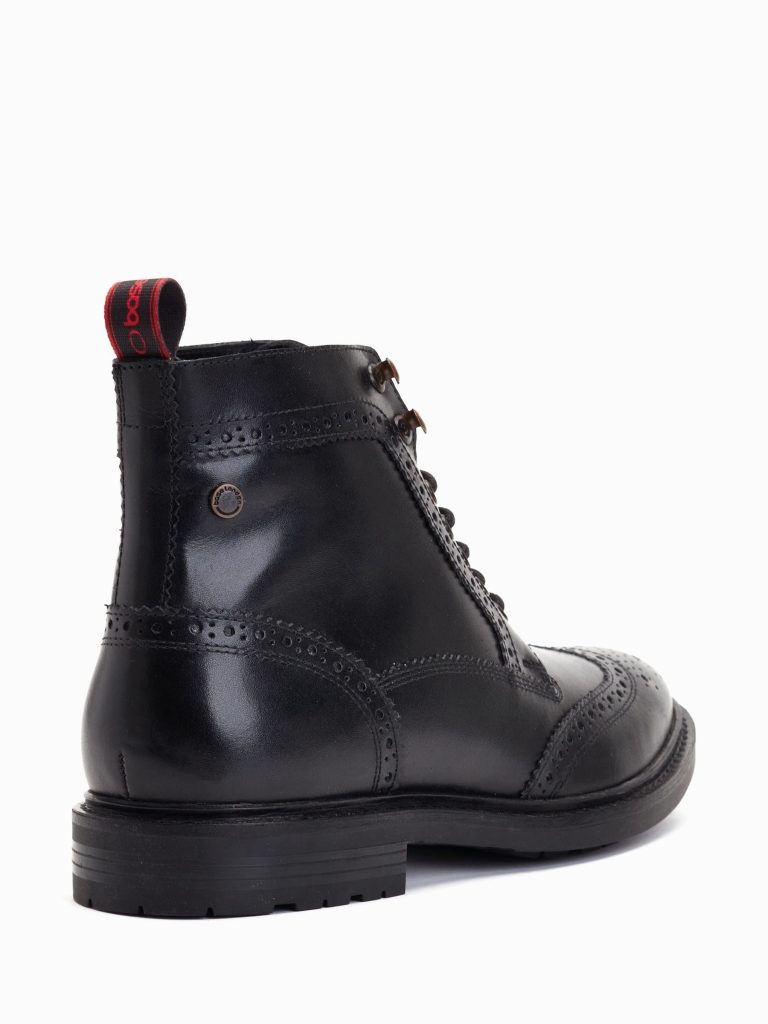 Fortune897| Lace-Up Brogue Boots - Image 3