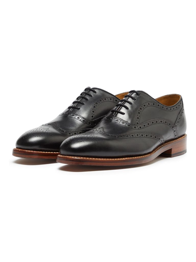 Fortune889| Sweeney Aldeburgh Black Calf Leather Oxford Brogues - Image 3