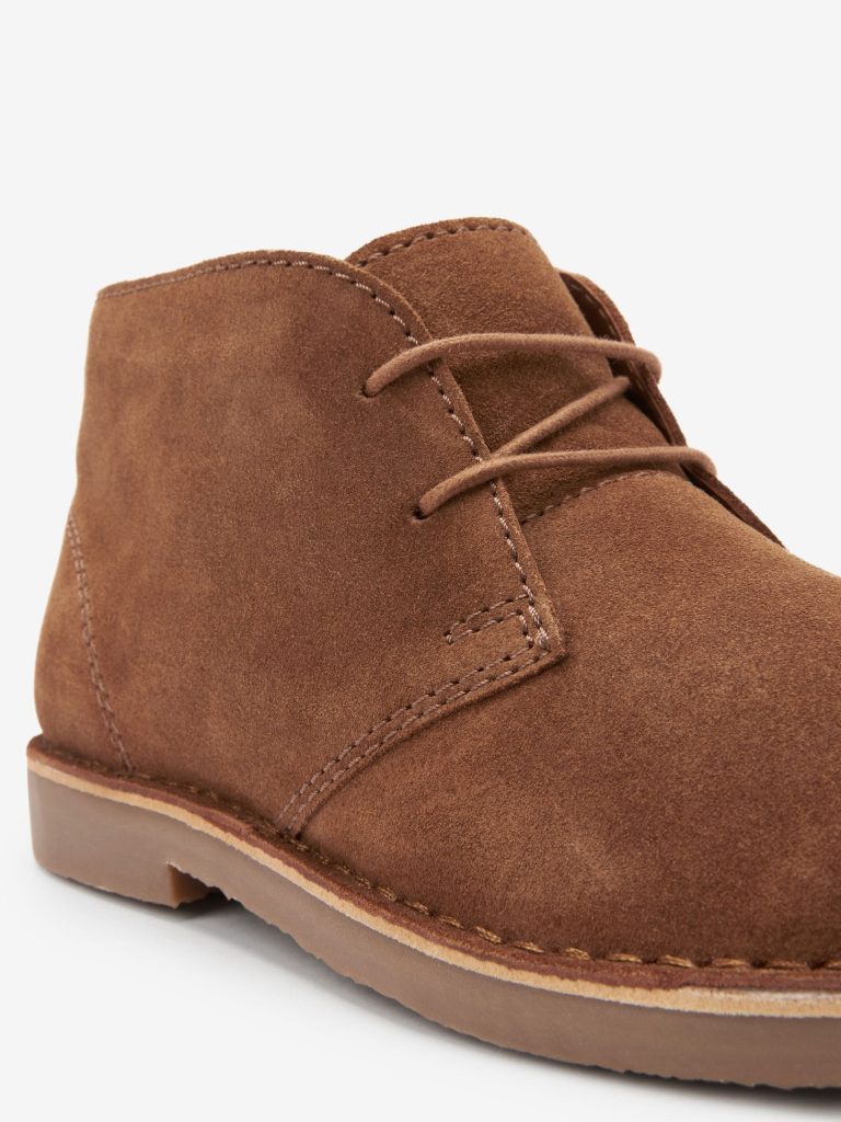 Fortune922| Tan Brown Suede Desert Boots - Image 4