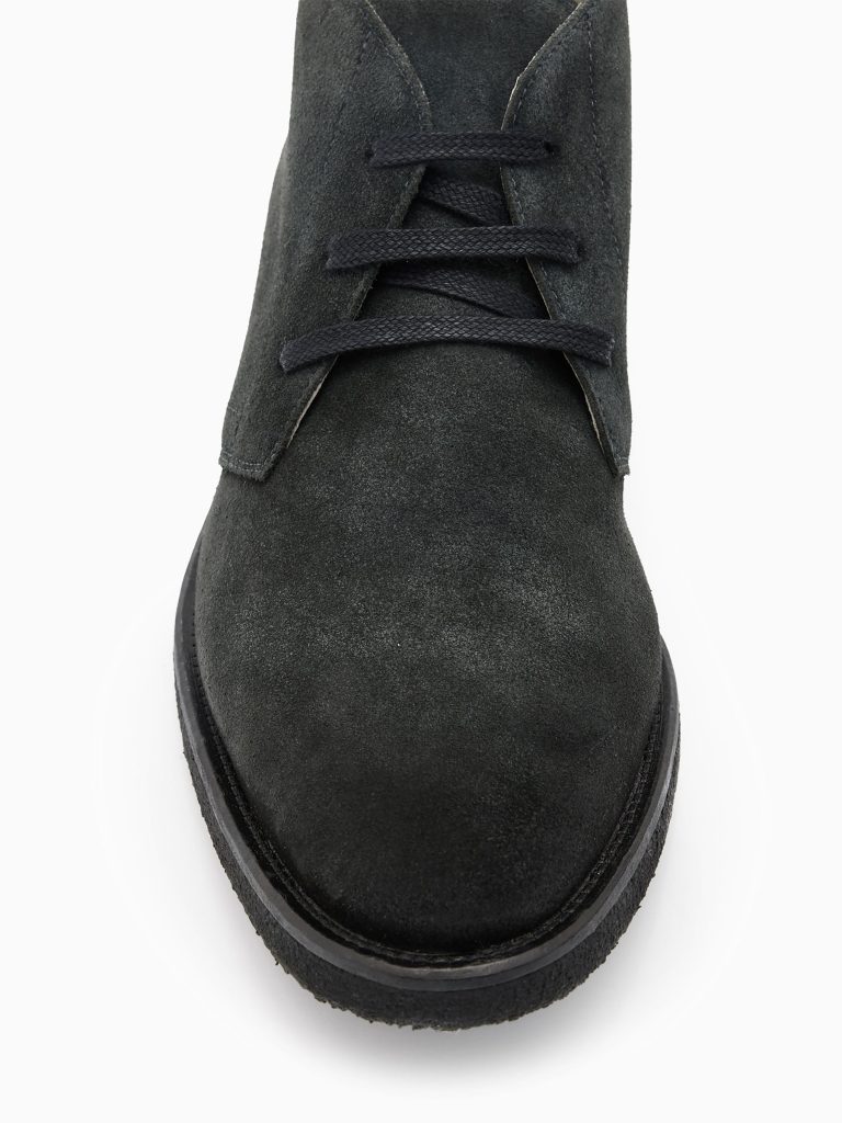 Fortune907| Black Bilton Suede Shoes – FORTUNE CONSTRUCTION INC - Image 3