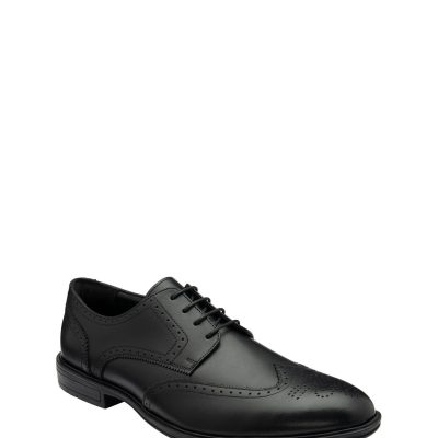 Fortune909| Black Brogues Lace-Up Shoes