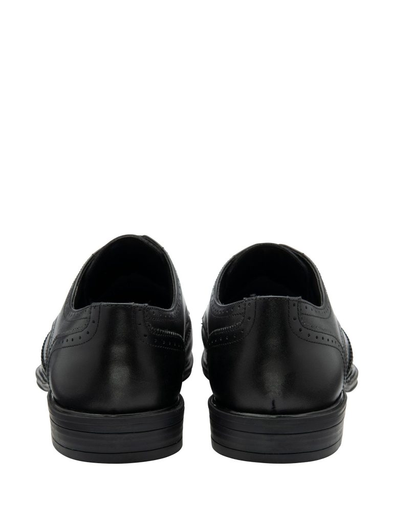 Fortune909| Black Brogues Lace-Up Shoes - Image 3
