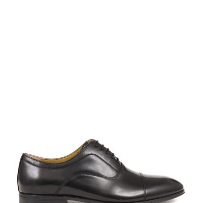 Fortune908| Middleham Leather Oxford Black Shoes