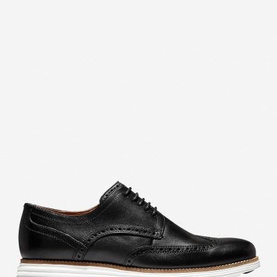 Fortune891| Men Originalgrand Wingtip Oxford Black Shoes
