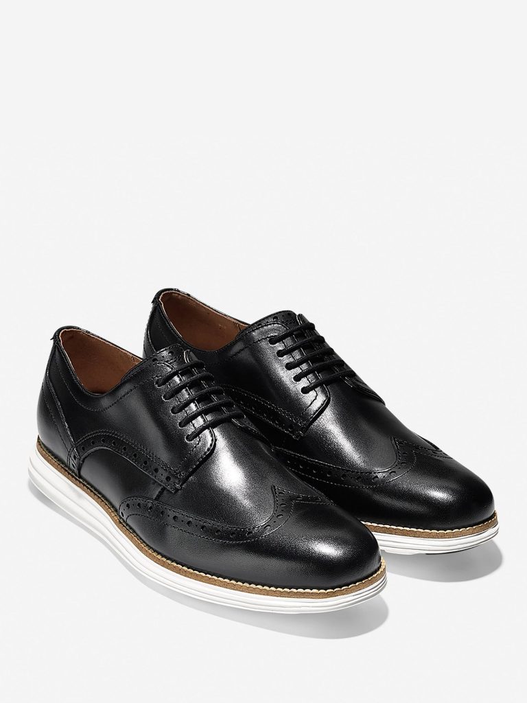 Fortune891| Men Originalgrand Wingtip Oxford Black Shoes - Image 3