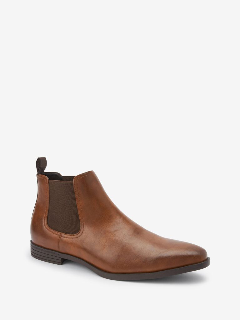 Fortune927| Dark Tan Chelsea Boots - Image 2