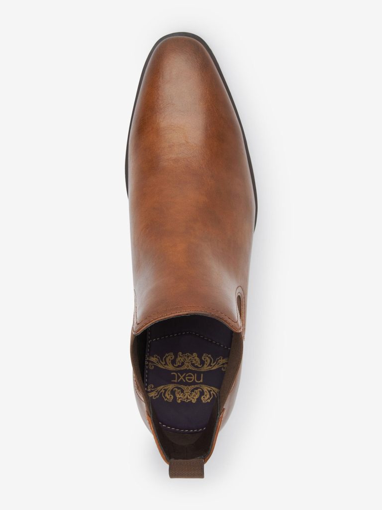 Fortune927| Dark Tan Chelsea Boots - Image 3