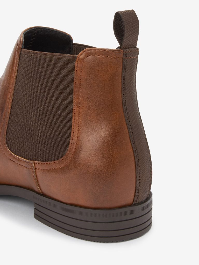 Fortune927| Dark Tan Chelsea Boots - Image 4