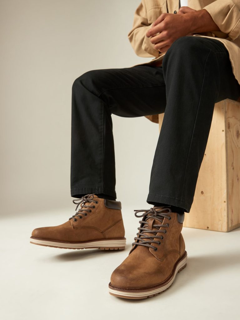 Fortune929| Tan/Brown Leather Sports Boots