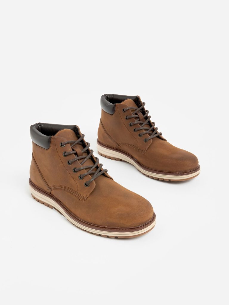 Fortune929| Tan/Brown Leather Sports Boots - Image 2