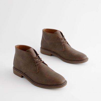 Fortune930| Brown Chukka Boots
