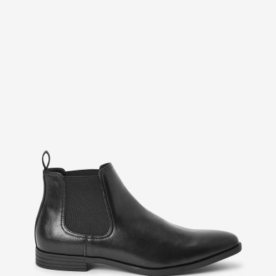 Fortune914| Black Chelsea Boots